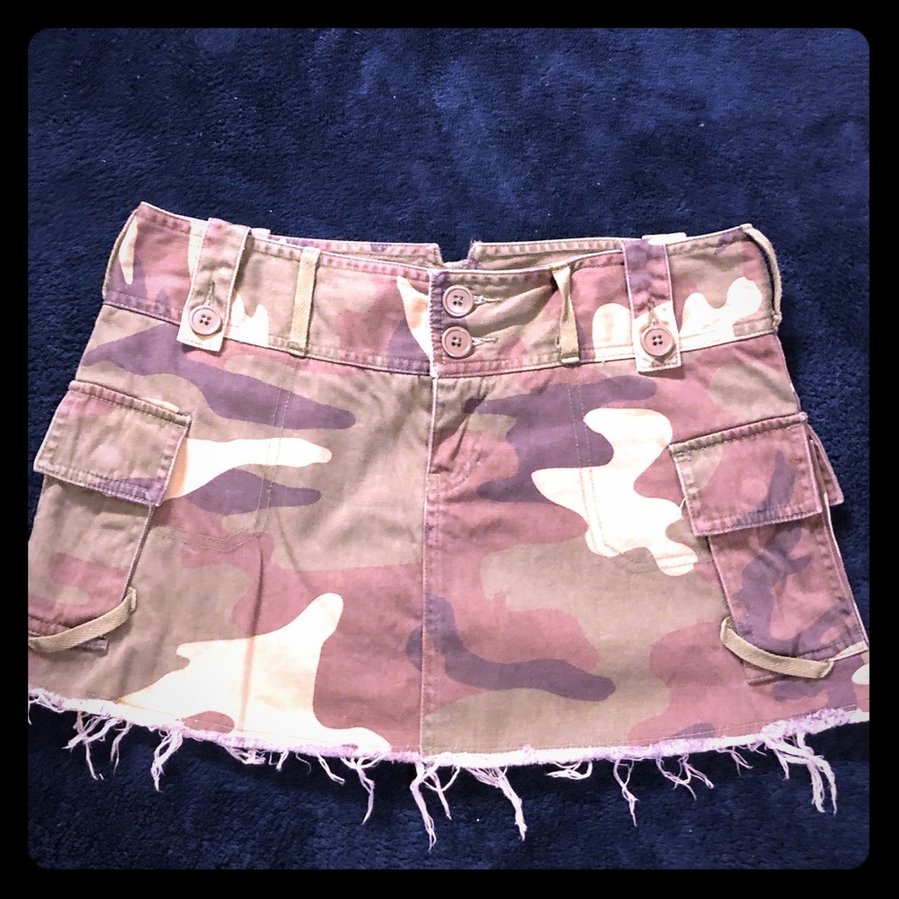 Moda International Camouflage Mini Skirt